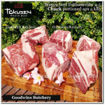 Beef CHUCK Wagyu Tokusen marbling 4-5 aged whole cut CHILLED 5-6 kg (price/kg) PREORDER 3-7 days notice